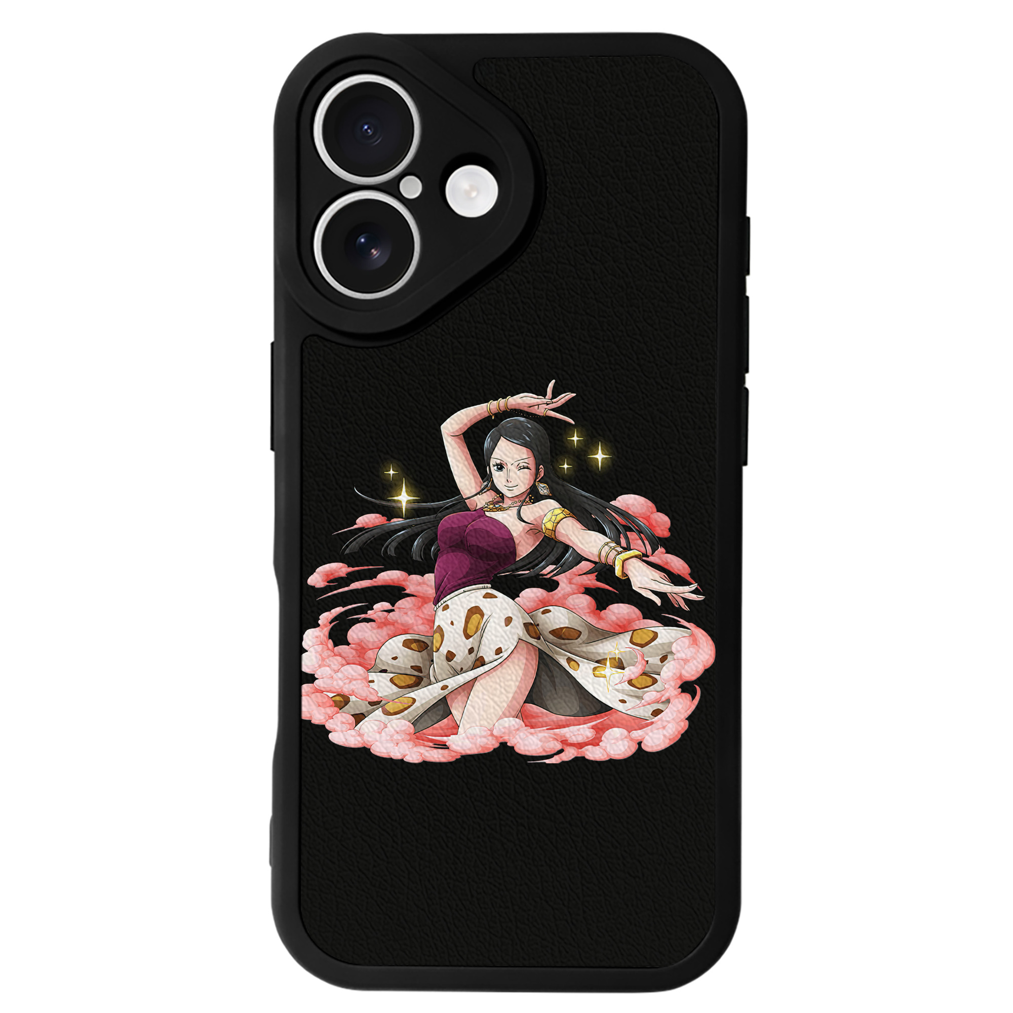 （画像用） ワンピース ニコ・ロビン ONE PIECE Nico Robin 【iPhone 16シリーズ対応】シリコンスマホケース（レザー調） 材質：シリコン